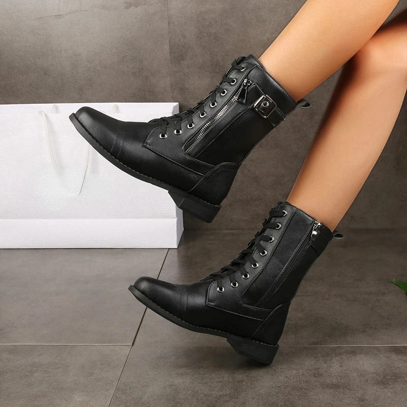 Erika - Bottes en Cuir Luxueuses
