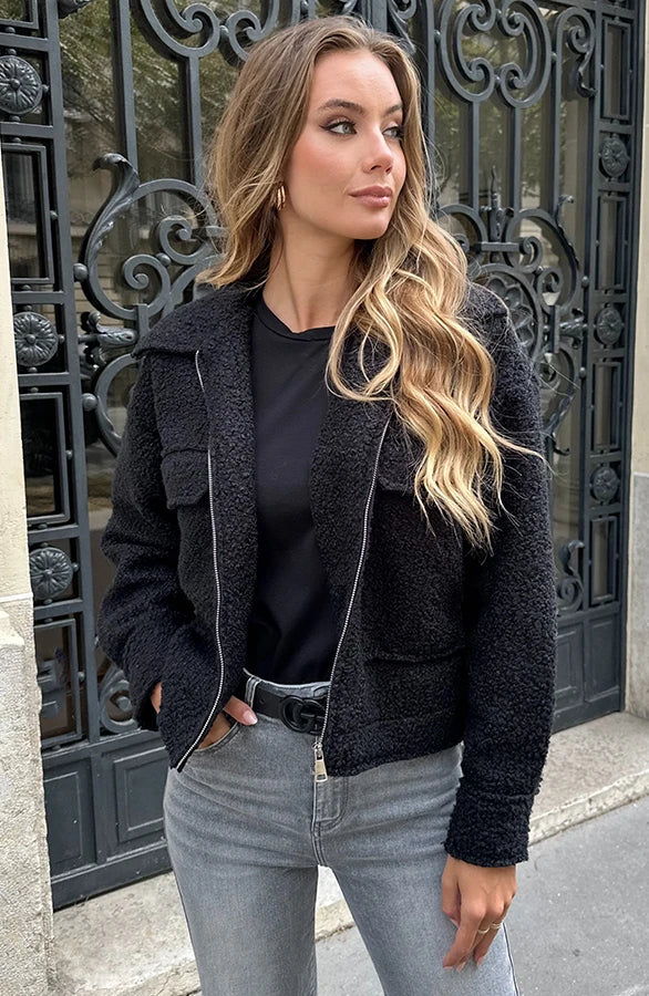 Louise Boutique - Bomber Teddy