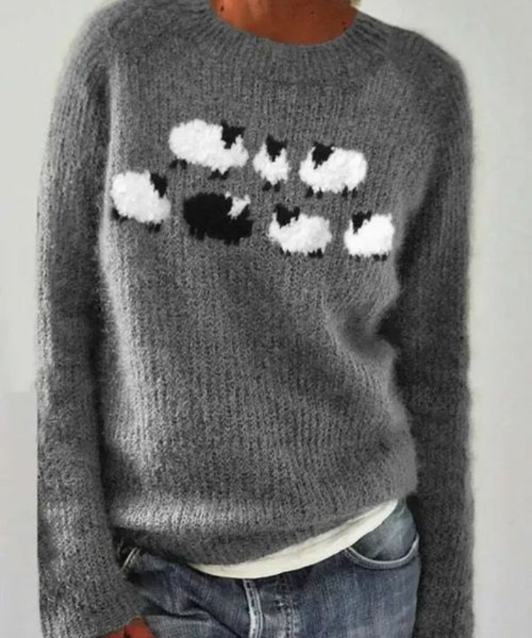 Louise Boutique - Pull en laine doux et élégant pour un automne confortable