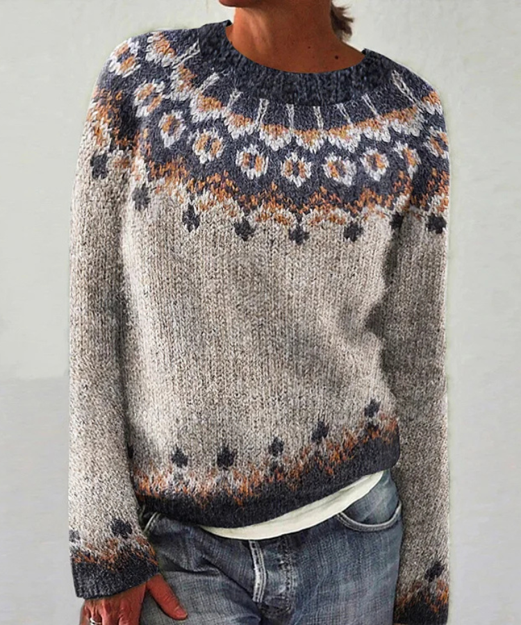 Louise Boutique - Pull en laine mérinos doux et élégant pour un confort automnal