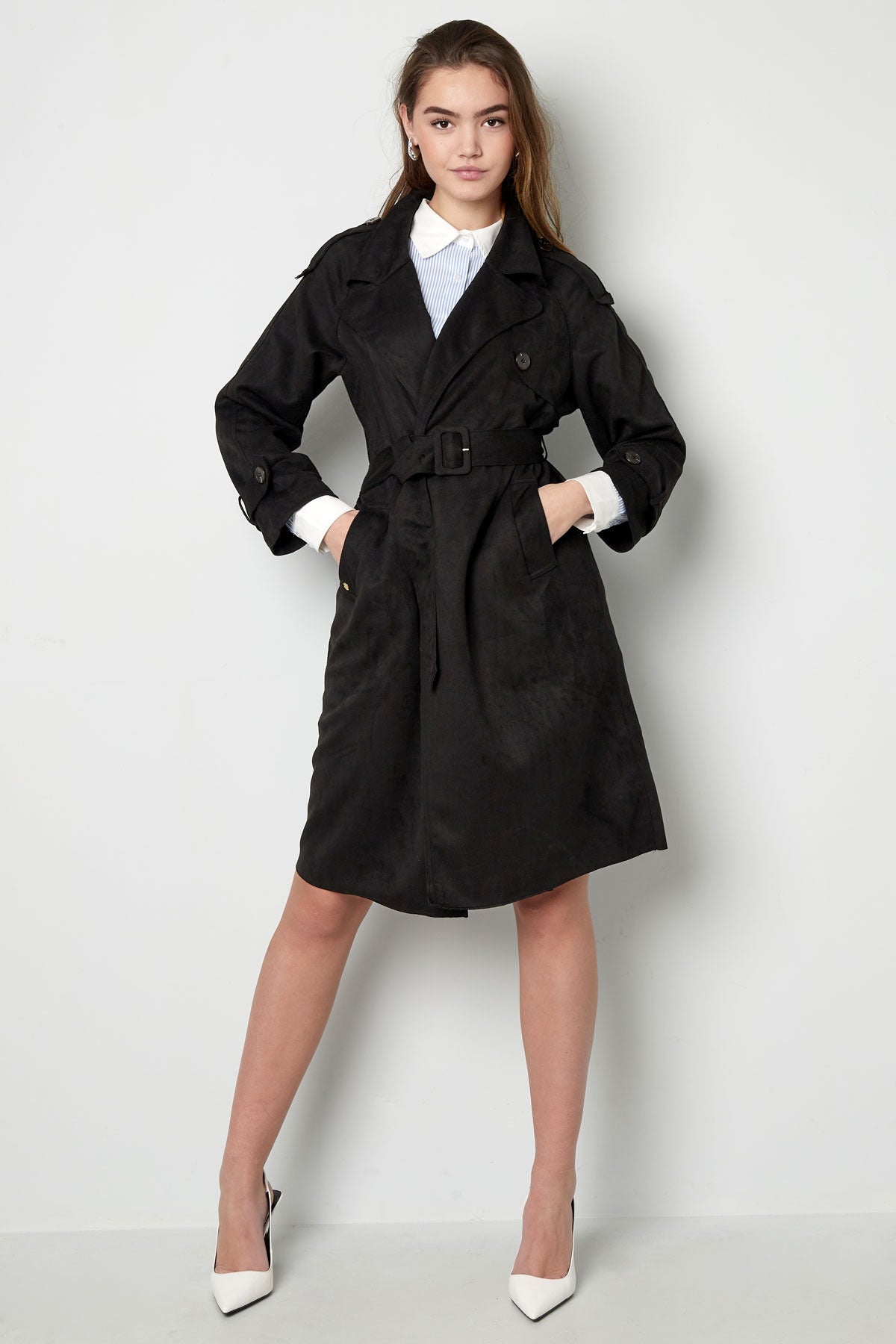 Louise Boutique - Trench en daim