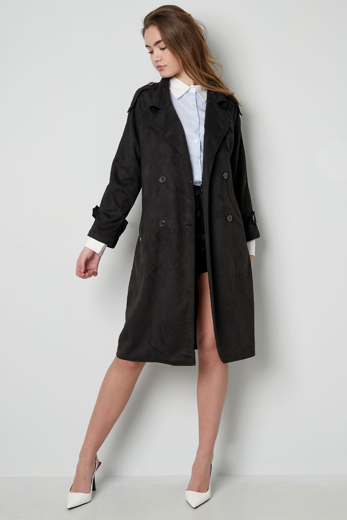 Louise Boutique - Trench en daim