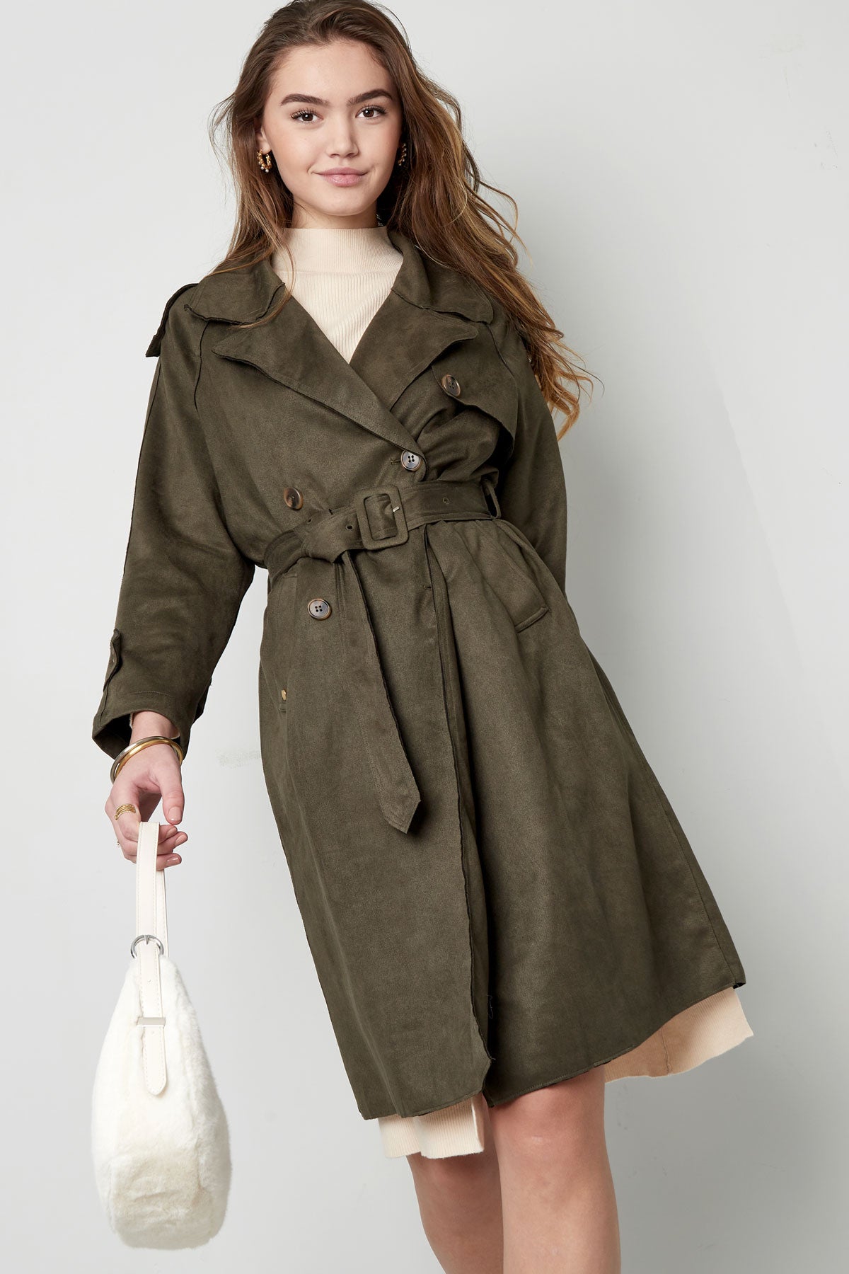 Isla Suede Trench - met elke outfit te combineren!