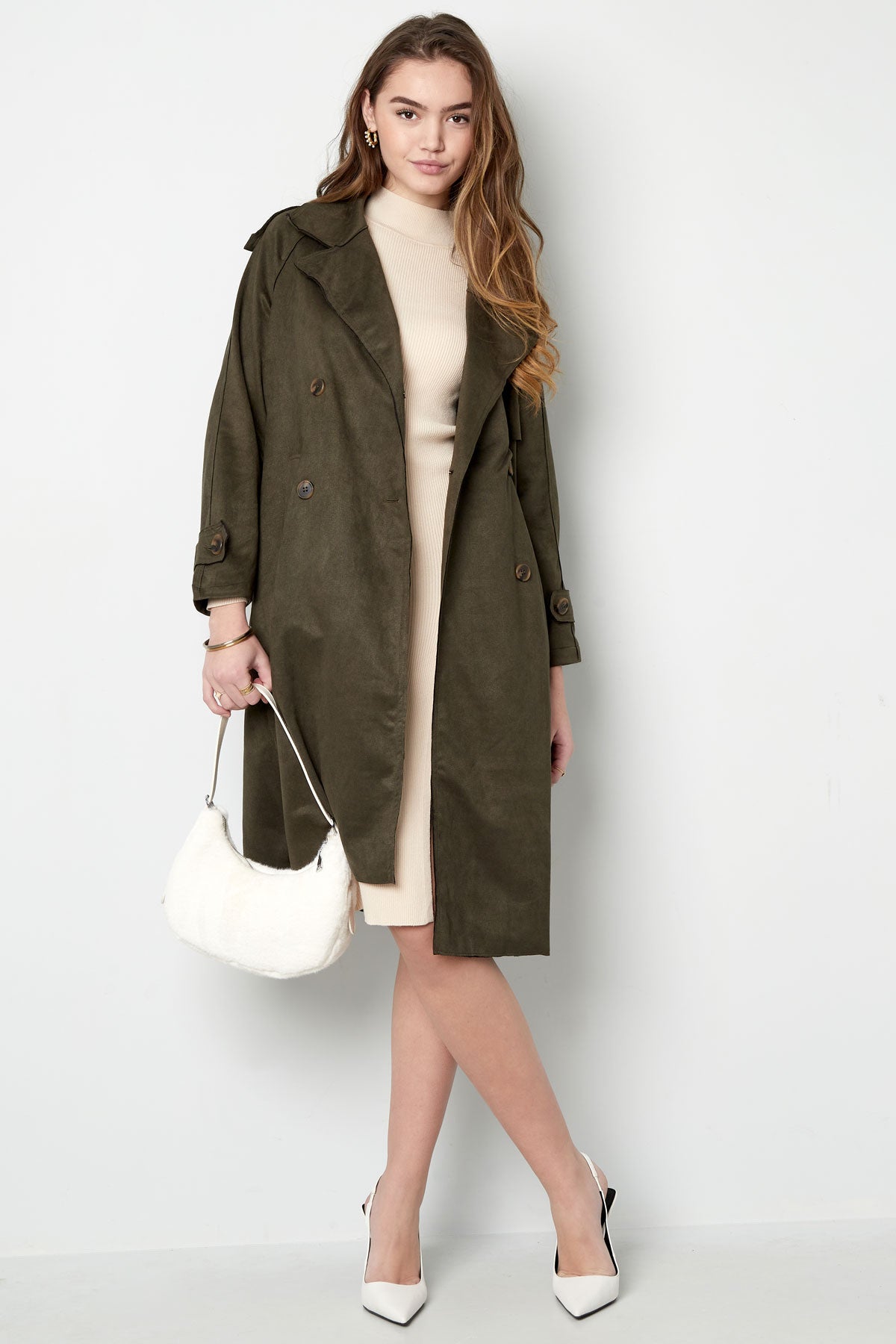 Isla Suede Trench - met elke outfit te combineren!