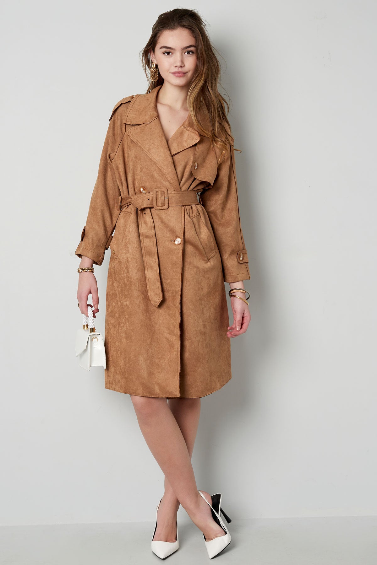Louise Boutique - Trench en daim