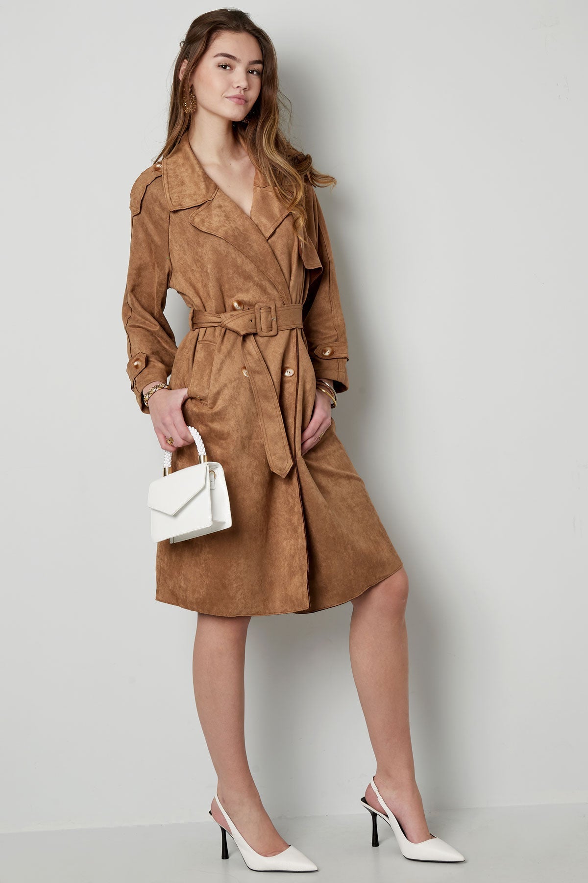 Louise Boutique - Trench en daim