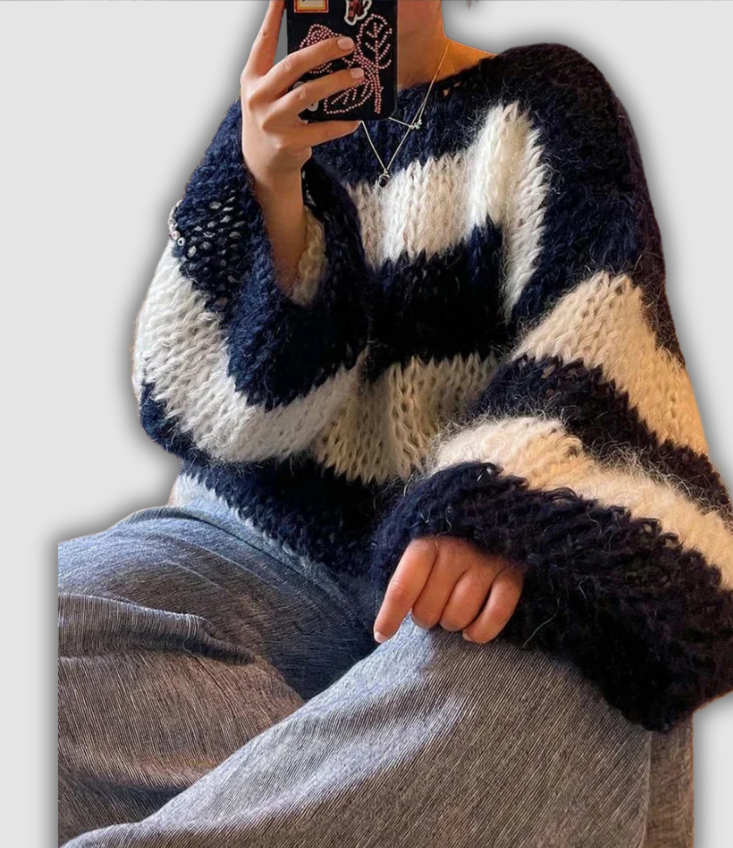 pull en tricot doux et élégant pour un confort intemporel en hiver