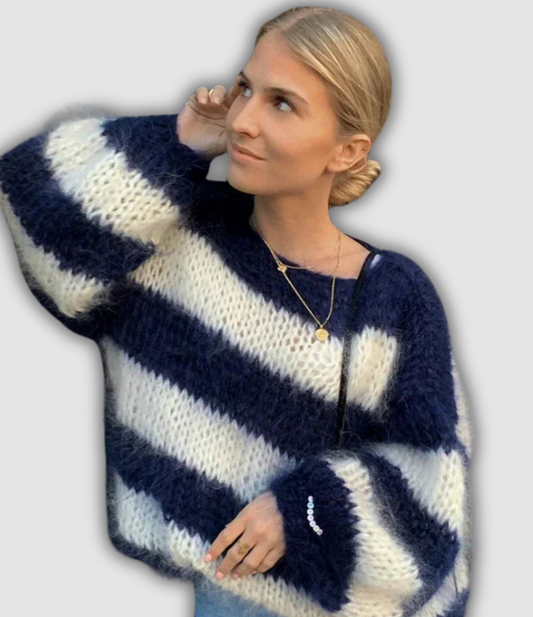 pull en tricot doux et élégant pour un confort intemporel en hiver