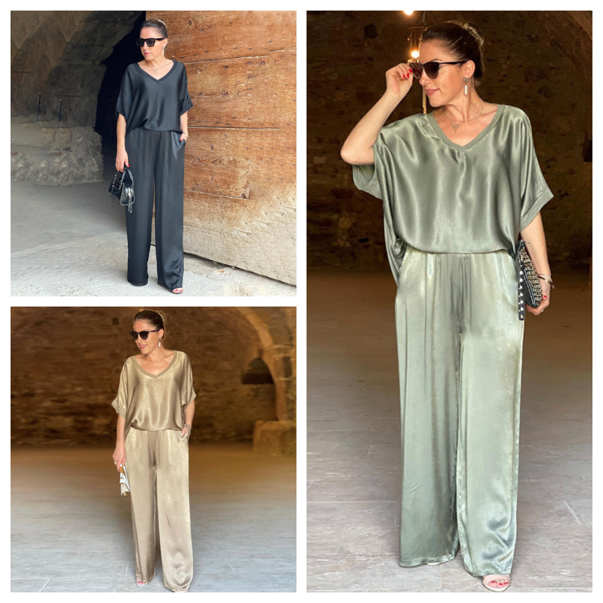 Louise Boutique - Ensemble Satin Brillant