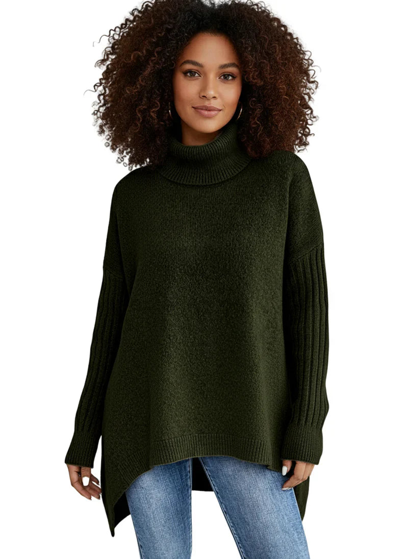 Louise Boutique - Pull à col roulé en laine