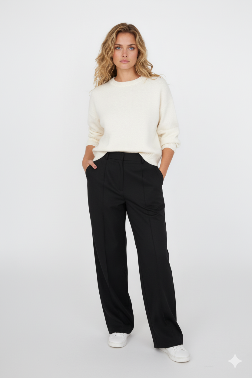 Louise Boutique - Pull en laine marron