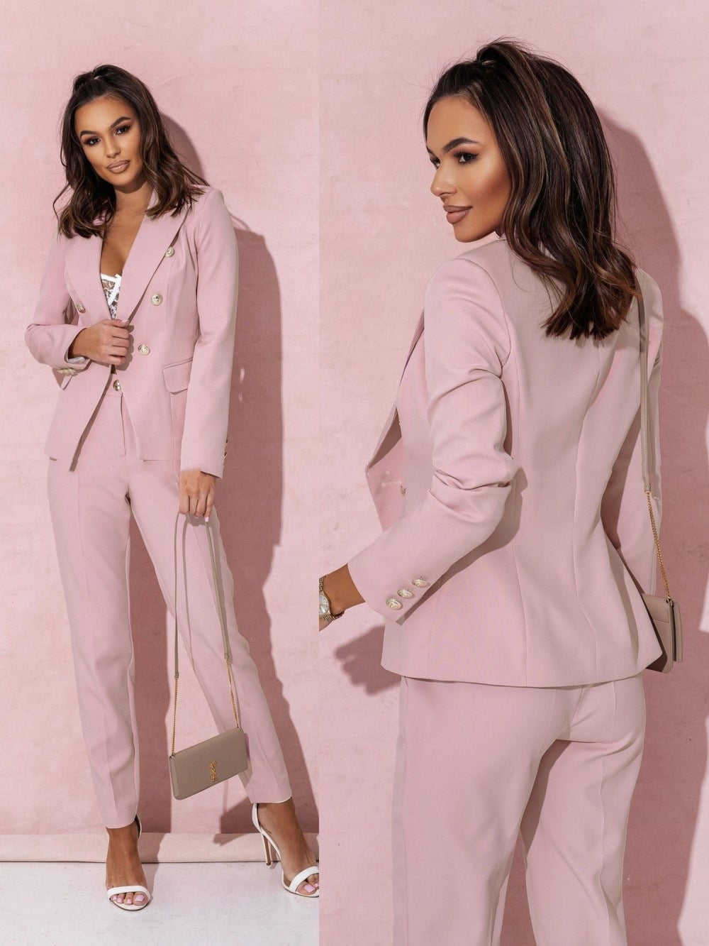 Louise Boutique - Costume Croisé Élégant