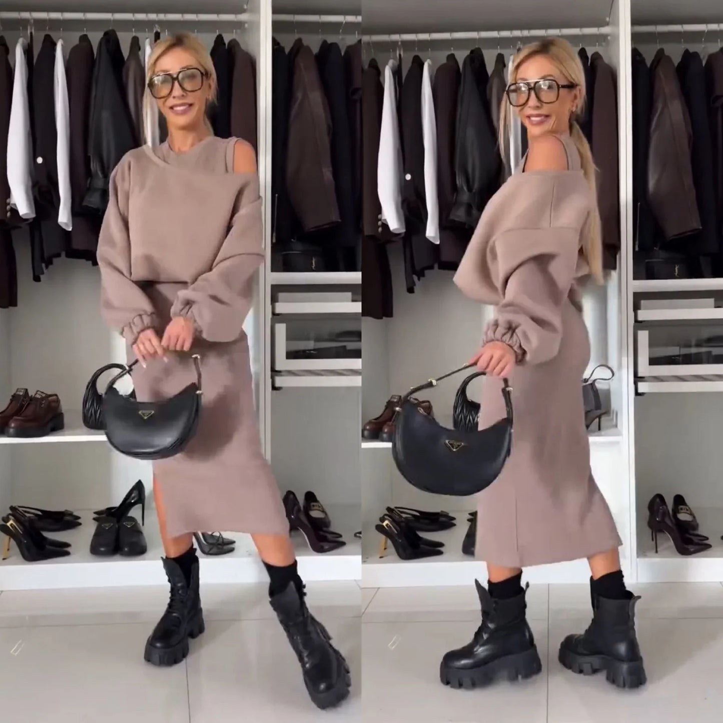 Isla Jurk & Trui Set!