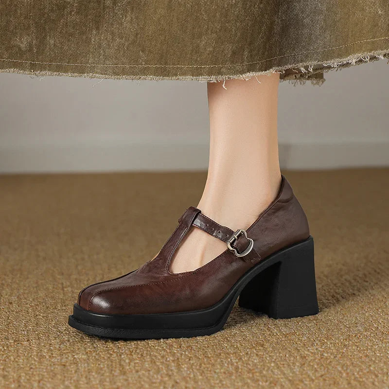 Camélia - Élégante Chaussure en Cuir