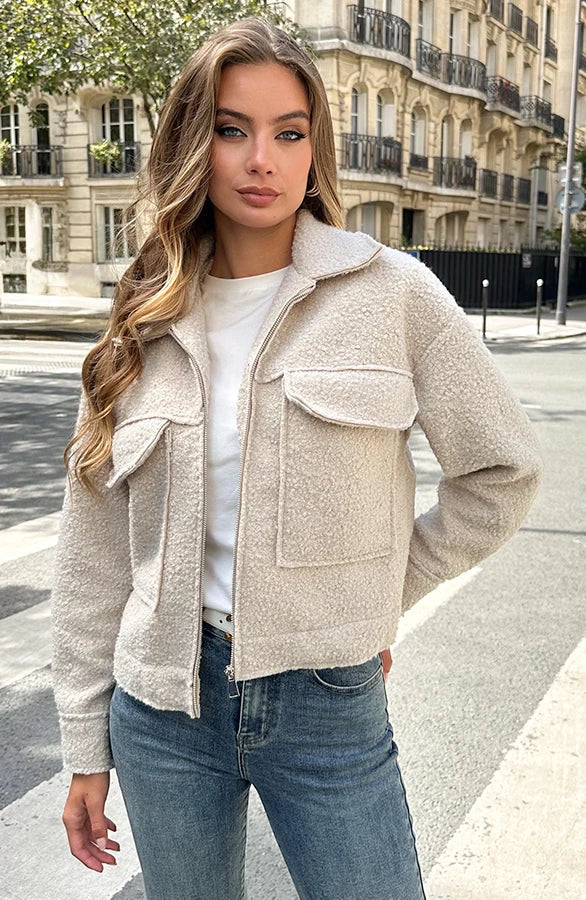 Louise Boutique - Bomber Teddy