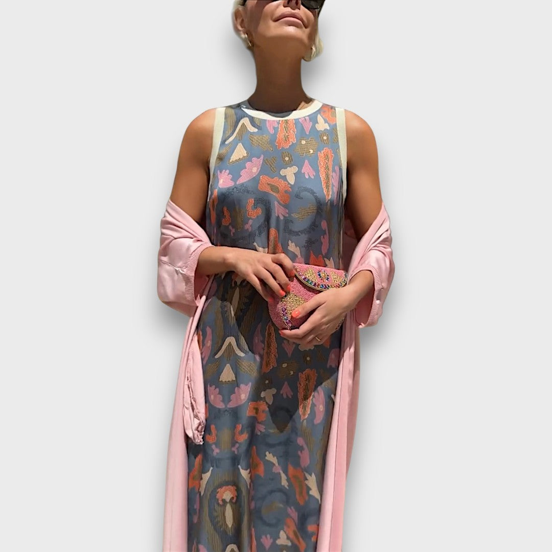 Louise Boutique - Robe maxi avec cardigan