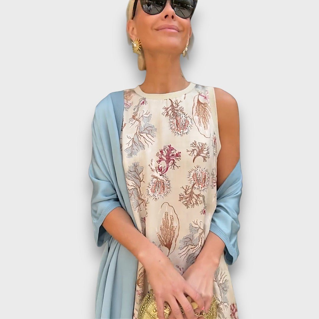 Louise Boutique - Robe maxi avec cardigan